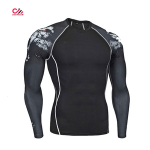 Conjunto de compresión térmico de alta calidad para hombre, nuevo, deportivo, largo, para invierno, para correr, de algodón suave, 2 piezas, en venta. - Product Image 2