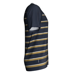 Maillot de football personnalisé bleu pour adulte, vêtement de sport en polyester avec impression par sublimation du nom, maillot de football du club de France - Product Image 3