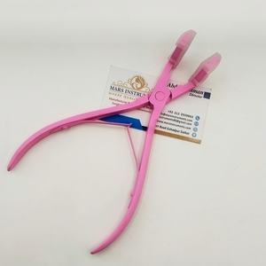 Pinza para Extensiones de Cabello con Cinta Adhesiva, de Acero Inoxidable Negro, Superficie Plana, Herramienta para Sellado de Extensiones de Cabello para Mujeres - Product Image 2