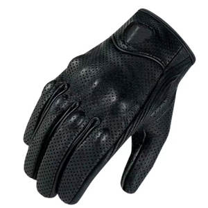 Guantes de Motocicleta de Alta Calidad, Guantes de Cuero Flexibles para Conducir, Diseño Transpirable y Cómodo - Product Image 1