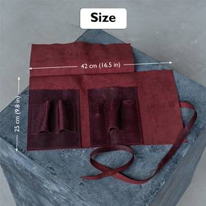 กระเป๋าใส่อุปกรณ์ช่างตัดผมหนังแท้สำหรับมืออาชีพ  กระเป๋าจัดระเบียบอุปกรณ์สำหรับช่างทำผม  กระเป๋าคาดเอวสำหรับร้านเสริมสวย  ชุดอุปกรณ์เดินทาง  ทนทาน รุ่น LBP-0006 - Product Image 6