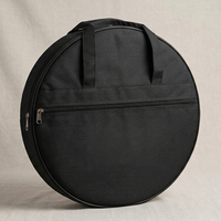 Sac de sport d'extérieur en tissu Oxford 1680D, résistant à l'usure, imperméable, double couche, noir, 20''x20''x4'', haute qualité, léger, 0,5 kg