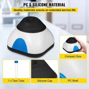 Mini Agitatore Vortex 3000RPM con Funzione Touch, 50ML, Diametro Orbitale 6mm per Laboratorio Scientifico, per Agitazione e Miscelazione - Product Image 2