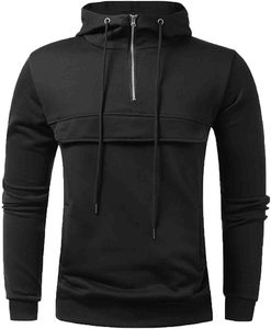 Sweat-shirt à capuche blanc pour homme OEM, coupe classique, en molleton de coton, effet vieilli, pour l'hiver - Product Image 4