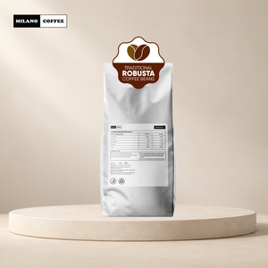 เมล็ดกาแฟโรบัสต้าเวียดนามดัคแลค พรีเมียม 1 กก. คั่วกลาง รสชาติธรรมชาติ เมล็ดเต็ม ขายส่ง รับผลิตแบบ OEM ODM - Product Image 4