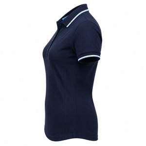 Polo à manches courtes pour femme de haute qualité, personnalisé, en coton, tendance, imprimé, avec logo décoratif, avec service OEM - Product Image 6
