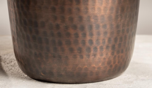 Diseño de cobre vintage Acabado Doble pared Cubo de hielo martillado Botella de cerveza Enfriador Hecho en metal de acero inoxidable - Product Image 2