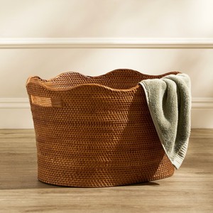 Panier ovale en rotin tissé à la main, prix compétitif, organiseur pour la maison, paniers de rangement naturels - Product Image 3