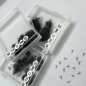 Supplier Volume Classic <b>Lash</b> Extensions 0.07 C/CC/DD/M/L Curl 3D 6D 8D Matte Black Synthetic Hair Customizable From Vietkinglash - Product Image 1