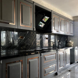 Gabinete de Cocina Moderno de Madera Berfa - Diseño Modular Personalizado, Diseño de Paneles Multifuncional, Fácil Instalación y Limpieza, para Apartamentos y Villas - Product Image 1