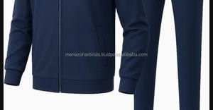 Chándal Informal de Invierno con Capucha, Chándal de Poliéster y Algodón Ecológico, Estampado Sólido, Bordado, Diseño 2 en 1 - Product Image 5