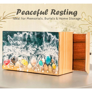 Handmade Wooden Memorial Urn for Ashes Storage Custom Engraved Wooden Cremation Urn Wholesale by AYAANS - Product Image 5