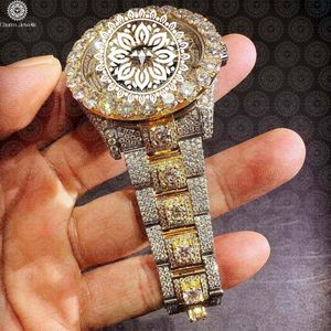 Reloj Charm_Jewells de Lujo en Acero Inoxidable, Caja Redonda de 42 mm, Movimiento de Cuarzo Analógico, Esfera Luminosa, Cierre Plegable para Hombre - Product Image 2