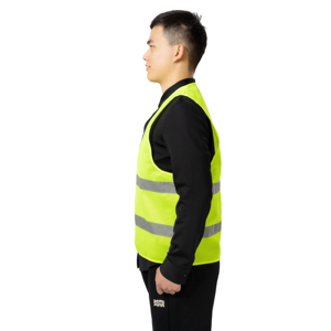 Gilet de sécurité réfléchissant personnalisable multi-poches à haute visibilité, vêtement de travail haute visibilité pour la conduite et l'entretien, avec maille respirante - Product Image 2