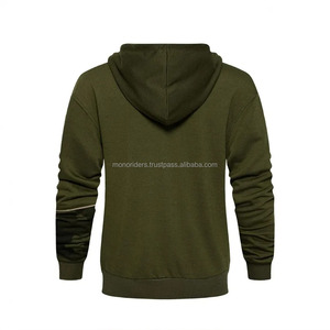 Ensemble de sport d'hiver deux pièces personnalisé pour homme, à séchage rapide, à manches longues, à capuche, respirant, sans couture, pour adultes - Product Image 4