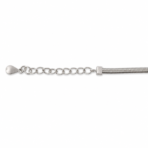 925 Sterling <b>Silver</b> Diamond <b>Chain</b> Bracelet for Women High Polish Minimalist Party Wedding Daily Wear Gift Jewelry - Product Image 4