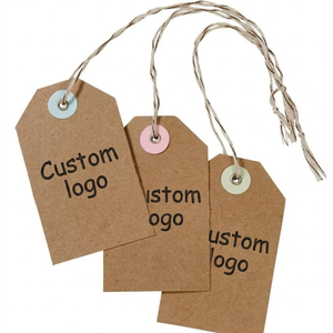 Custom Kraft Paper Hang <b>Tags</b> for Clothing Packaging Handmade Products and Sustainable Business Branding Hang <b>Tags</b> - Product Image 5