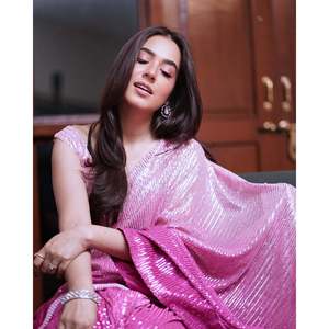 ชุดส่าหรีชุดราตรีปักลายลำดับสวยงาม - Product Image 2