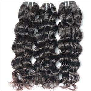 ผมต่อแบบ Double Drawn Weft แท้จากอินเดีย  จัดเรียงเกล็ดผม  ขายส่ง  100% ผมแท้ Remy ไม่ผ่านการแปรรูป - Product Image 1