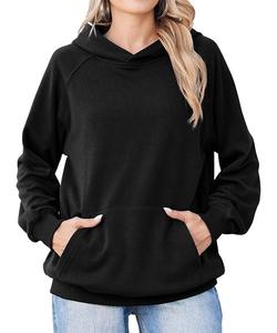Nueva colección de sudaderas con capucha para mujer, 100% algodón, tejidas, de invierno, manga larga, lisas, cómodas, informales, de Bangladesh. - Product Image 1