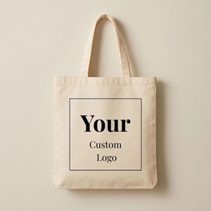 Custom Text Cotton Tote <b>Bag</b> Personalized Canvas Shopping <b>Bag</b> Reusable Eco Friendly Grocery Shoulder Tote Promotional <b>Gift</b> - Product Image 3