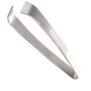 Pince de cuisine YF en acier inoxydable médical, plate et inclinée, outil manuel pour retirer les arêtes de poisson, certifiée CE Classe I - Product Image 2