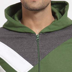 Nuevo diseño, sudaderas casuales para hombre más vendidas, MOQ bajo, sudaderas básicas con cremallera para hombre a precio de mayoreo, hechas en Pakistán. - Product Image 5
