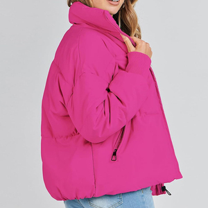 Chaqueta Acolchada de Lona Personalizada para Mujer, con Forro de Nailon, Impermeable, de Secado Rápido, Cálida para Invierno, Superventas - Product Image 5