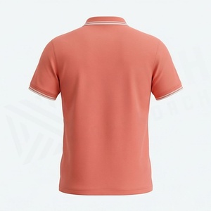 Men's Polo Summer Casual Shirt High Street Style Short Sleeve Breathable Cotton Plus Size Customized Color <b>Golf</b> <b>Tops</b> - Product Image 2