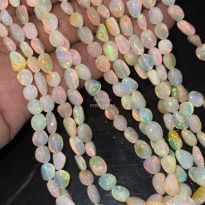Natural Ethiopian <b>Opal</b> Smooth Nugget Beads 5-11mm 16 Inch Strand AAA Grade <b>Fire</b> <b>Opal</b> Beads for Jewelry Making At Wholesale Price - Product Image 1