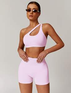 Ensemble de yoga sexy de haute qualité, leggings de yoga sans couture pour femmes, ensemble de fitness sans couture avec logo personnalisé - Product Image 5