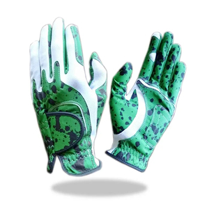 Guantes de golf de cuero genuino, antideslizantes, transpirables, con correa de muñeca ajustable, unisex, deportivos, color gris, para adultos - Product Image 5