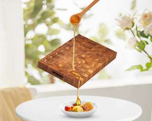 Tabla de Cocina Rectangular de Madera Resistente de 1.3 cm de Grosor, Fácil de Limpiar - Product Image 5