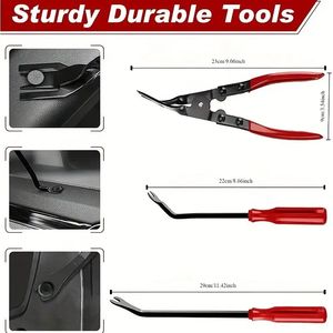 Kit di Strumenti per la Rimozione degli Interni Auto: Attrezzi per Pannelli Porta, Radio, Stereo, Cruscotto e Riparazione Terminali - Product Image 6
