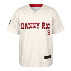 Camisetas de béisbol de malla para hombre personalizadas al por mayor, ropa deportiva para jóvenes y adultos con bordado y uniformes impresos por sublimación - Product Image 2