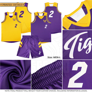 Nouveauté, uniforme de basket-ball réversible uni, prix bas, uniforme de basket-ball réversible - Product Image 6