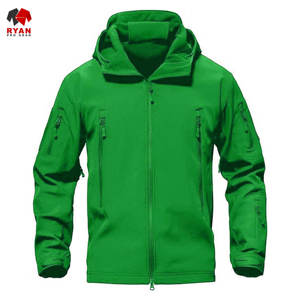 Veste Softshell de qualité supérieure Ryan Pro Gear pour hommes, imperméable, coupe-vent, tissu tricoté écologique, couleur unie - Product Image 3