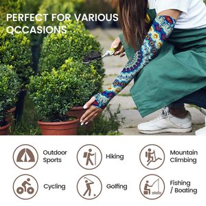 Manches de bras sans couture pour femmes, séchage rapide, protection solaire, pour la course à pied et le cyclisme, accessoires de sport - Product Image 5