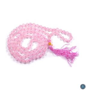 Alta calidad Natural rosa cuarzo Jap Mala al por mayor Jap Mala para hombres y mujeres para propósito religioso Rosario - Product Image 4