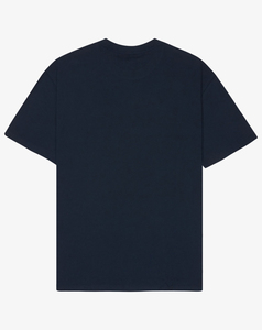 Camiseta de Algodón para Hombre, Diseño 2026, Color Azul Marino Sólido, Cuello Redondo, Manga Corta, Corte Regular, Estilo Casual, Tejido de Punto Liso, Bajo Costo - Product Image 2