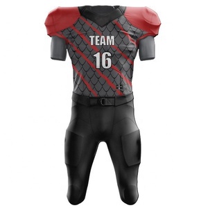 2026 Customizable American Men's Football Jerseys-Soft Breathable Moisture-Wicking Quick Dry 100% Polyester Football Uniform - Product Image 1