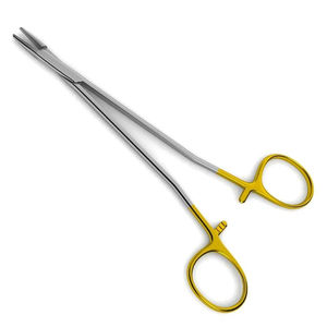 Portaagujas dentales suecos Micro Sarot de 16.5 cm con mango de acero, carburo de tungsteno, serrado, reutilizable, manual, con agarre ergonómico, quirúrgico - Product Image 3