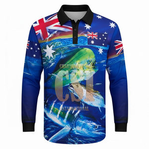 Camiseta Polo de Pesca Personalizada con Sublimación, Transpirable, 100% Poliéster, Unisex para Niños, Manga Corta, UPF, 150g - Product Image 4