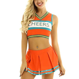 Traje profesional de animadora juvenil, tela deportiva de alta elasticidad, conjunto elegante y estructurado para rutinas de competición - Product Image 1