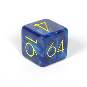 Dés de Backgammon en Résine Effet Nacre Haute Brillance, Design Moderne, Cube de Multiplication AL MALIK CRAFT - Product Image 6