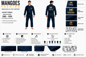 Kimono de Jiu-Jitsu Brésilien de Haute Qualité pour Adultes – Uniforme en Coton Haut de Gamme Anti-Humidité et Anti-Bactérien pour Arts Martiaux - Product Image 6