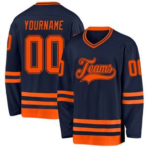 เสื้อฮอกกี้น้ำแข็งมืออาชีพ โพลีเอสเตอร์ 100% พิมพ์ลายด้วยความร้อน ระบายอากาศได้ดี ปรับแต่งชื่อทีมและโลโก้ด้านหน้าได้ สำหรับผู้ใหญ่ทุกเพศ - Product Image 3