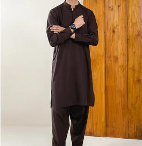 Shalwar Kameez Pathani traditionnel pour homme, tenue culturelle pakistanaise, tissu respirant et extensible, couleur et taille personnalisables - Product Image 6