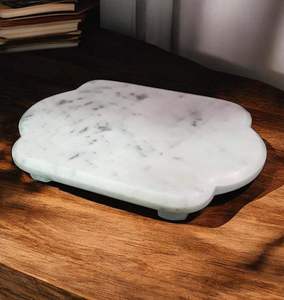 Hermosa Bandeja de Mármol de Alta Calidad, Elegante Plato Decorativo para Servir Alimentos, Vajilla Ecológica para el Desayuno al Mejor Precio - Product Image 4
