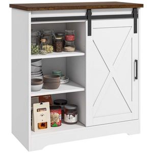 White Kitchen Sideboard Storage Cabinet - Product Image 3